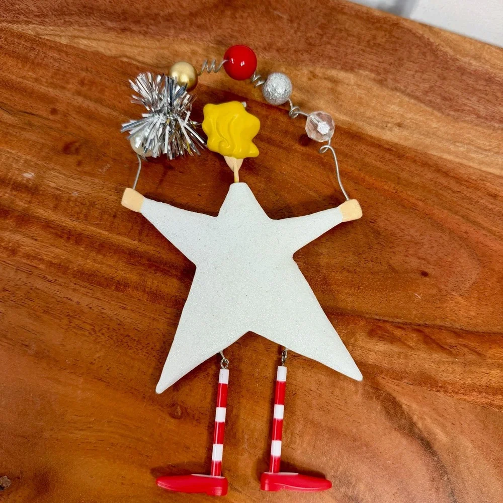 Teachers‎ are the Stars Inspirational Figurine Star Body Red Striped Legs